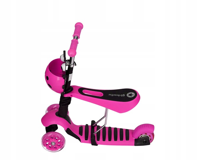 HULAJNOGA BIEDRONKA DZIECI BALANSOWA JEŹDZIK Róż Marka Scooter