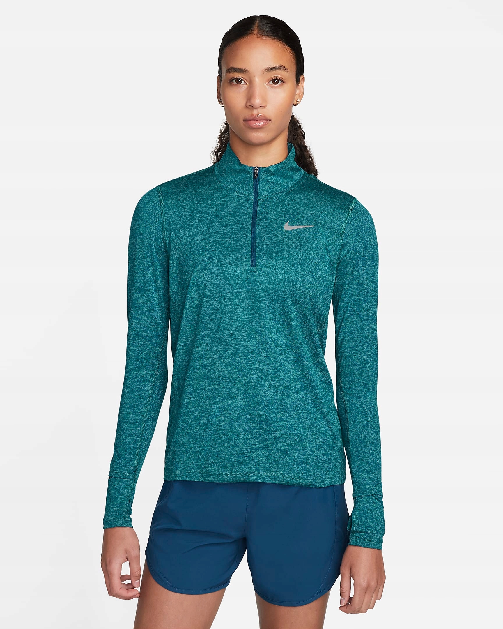 Damska bluza do biegania Nike CU3220-460 r. L koszulka fitness siłownia