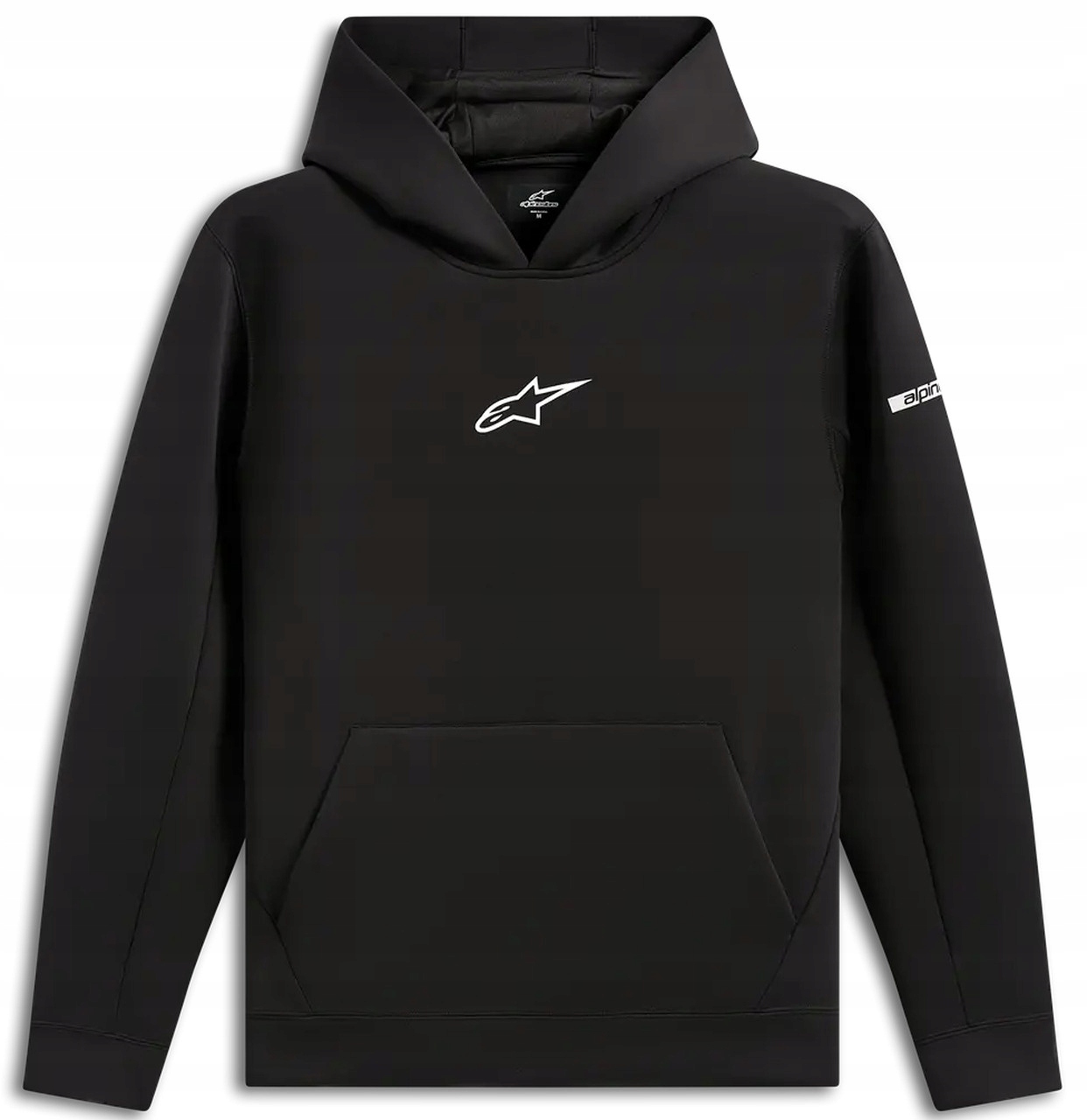 Mikina s kapucňou Alpinestars Double Face Insight Pullover Hoodie Black XXL
