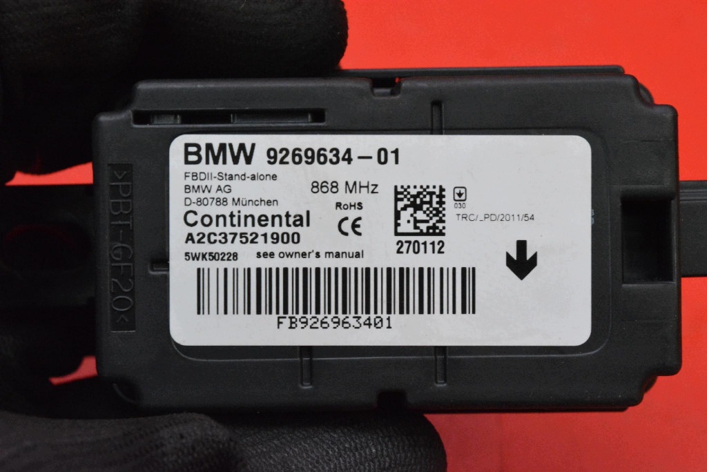 control unit module ALARMU 9269634-01 BMW F20 11-15