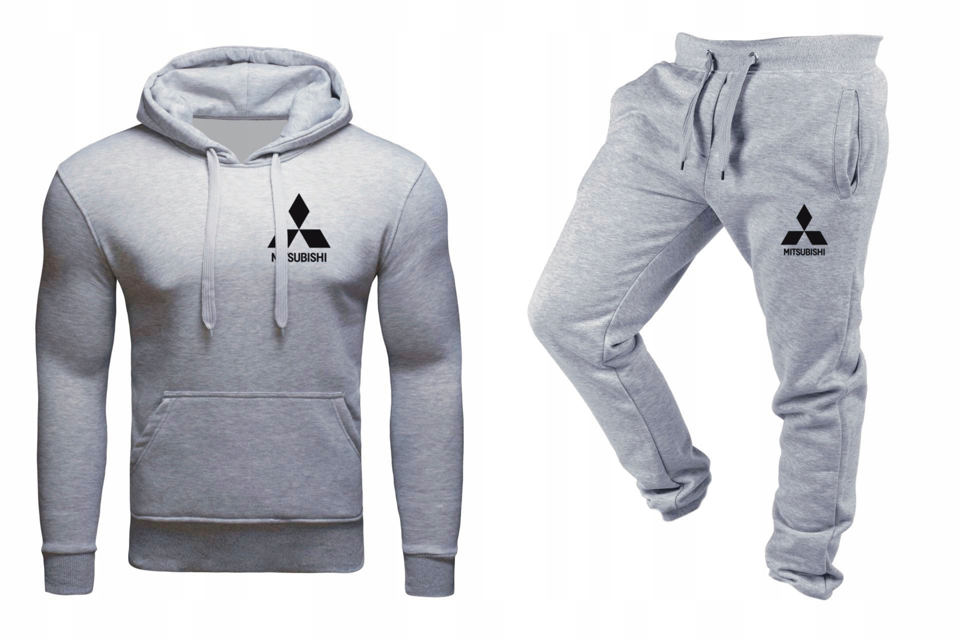 Tepláková Souprava Teplákovka Mitsubishi Mikina A Kalhoty Šedá M
