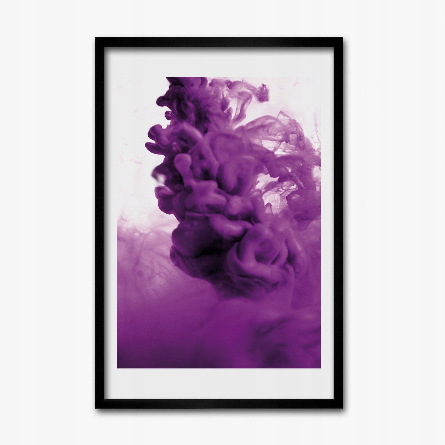 

Obraz w ramie na ścianę Fiolet farba woda 40x60