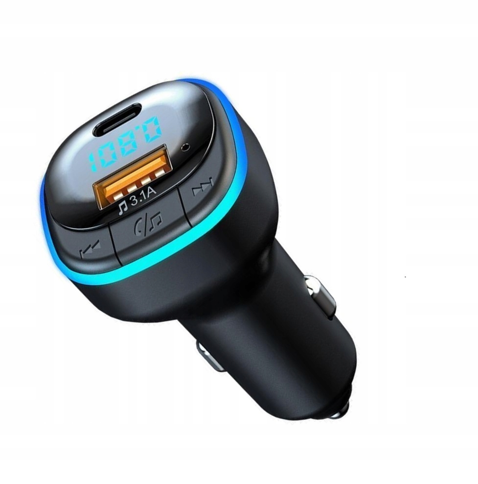 

Transmiter Fm Bluetooth Odtwarzacz MP3 Usb Usb-c