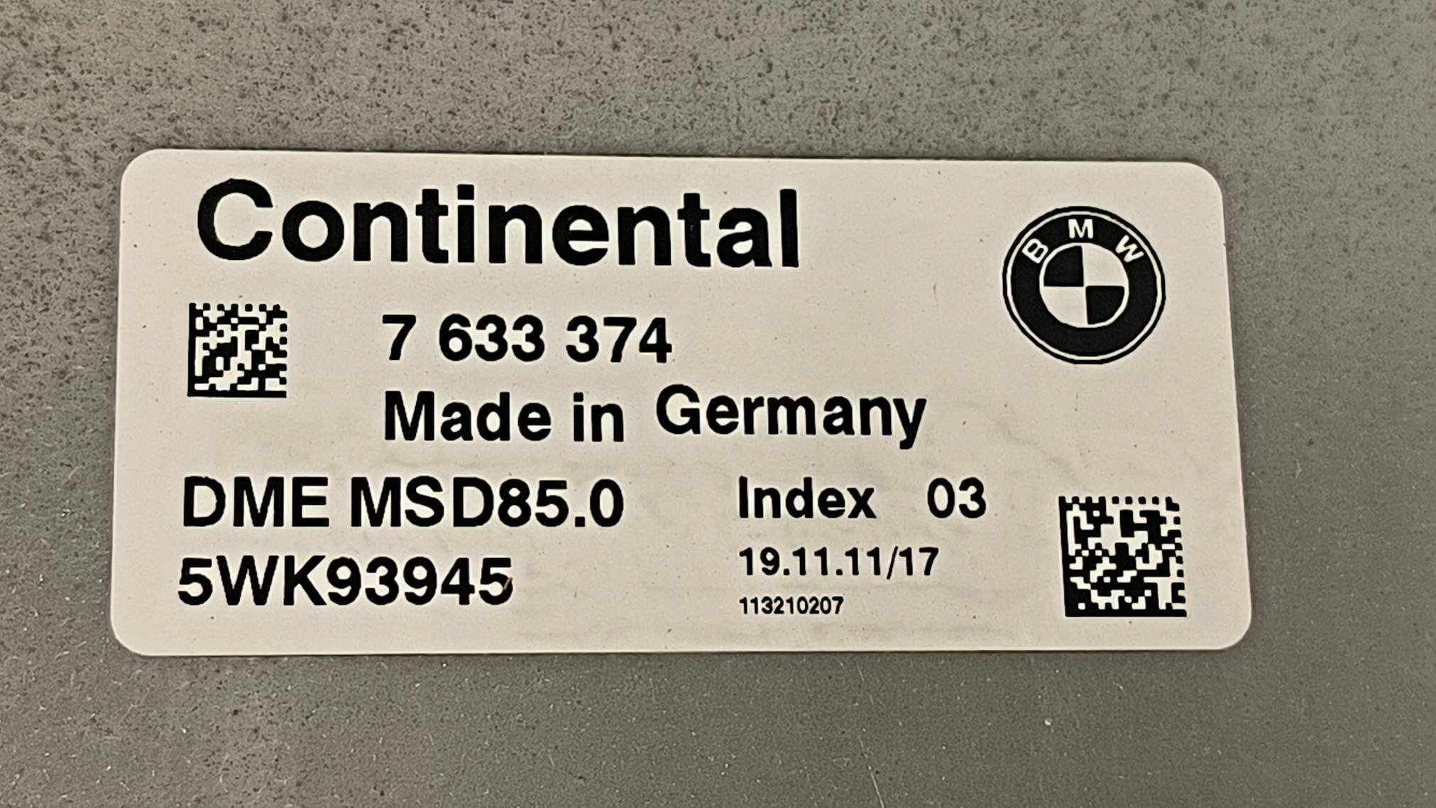computer Motore ECU 7633374 BMW 750I L 7 F01