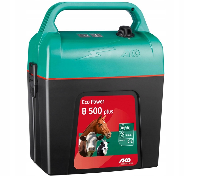 Bateriový Elektrizátor Eco Power B 500 Plus Pro Koně Skotu 0,64 J Ako