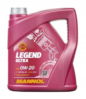 Mannol Automobilový Motorový Olej 0V20 Legend Ultra Sn Plus Rc 4 Litre (791