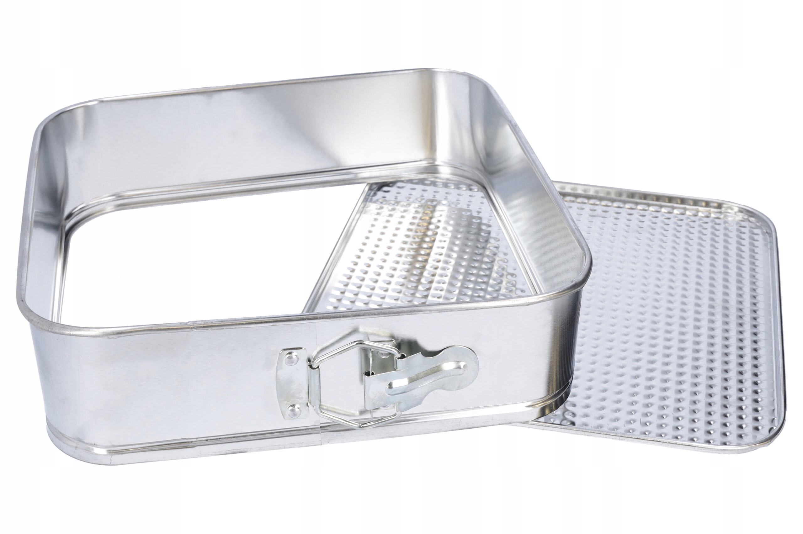 ZESTAW BLACH do pieczenia tortownica formy serce kwadrat do wypieków 3 el. Materiał inny