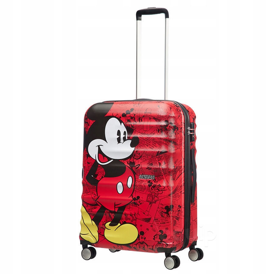 American Tourister Walizka twarda średnia Abs Wavebreaker Disney 64 l