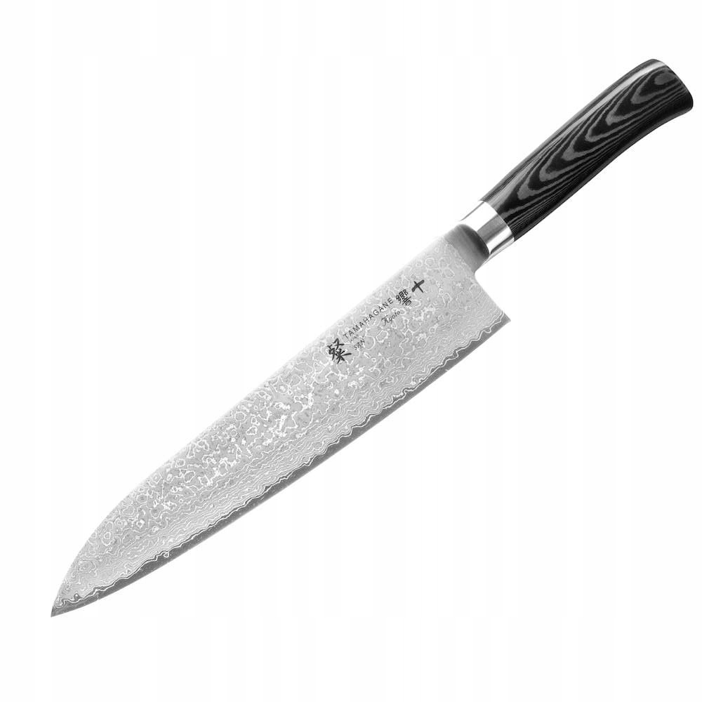 Tamahagane Kyoto VG-5 Japonský ostrý kuchynský nôž šéfkuchára 61 Hrc 24 cm