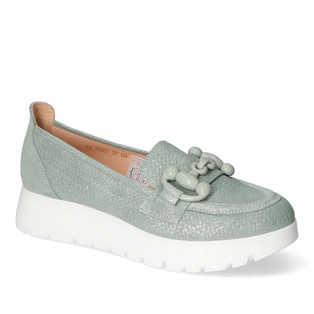 Mokasíny Gamis 7025/G3+G29 Zelené lico 38