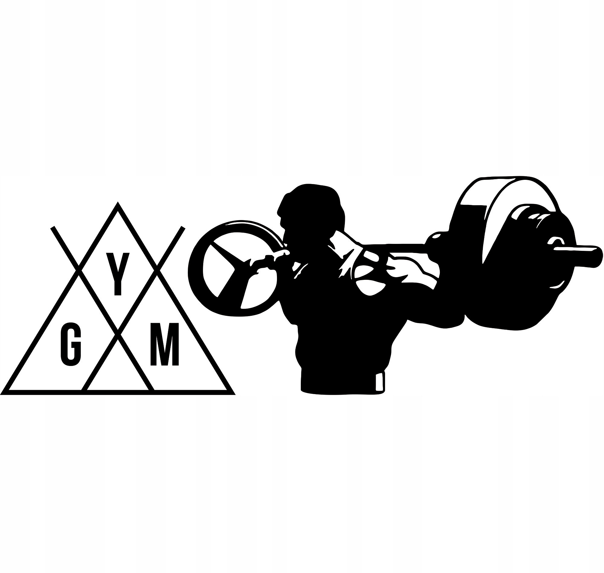 

Naklejka na ścianę Do Siłowni Gym Fitness 44x121cm