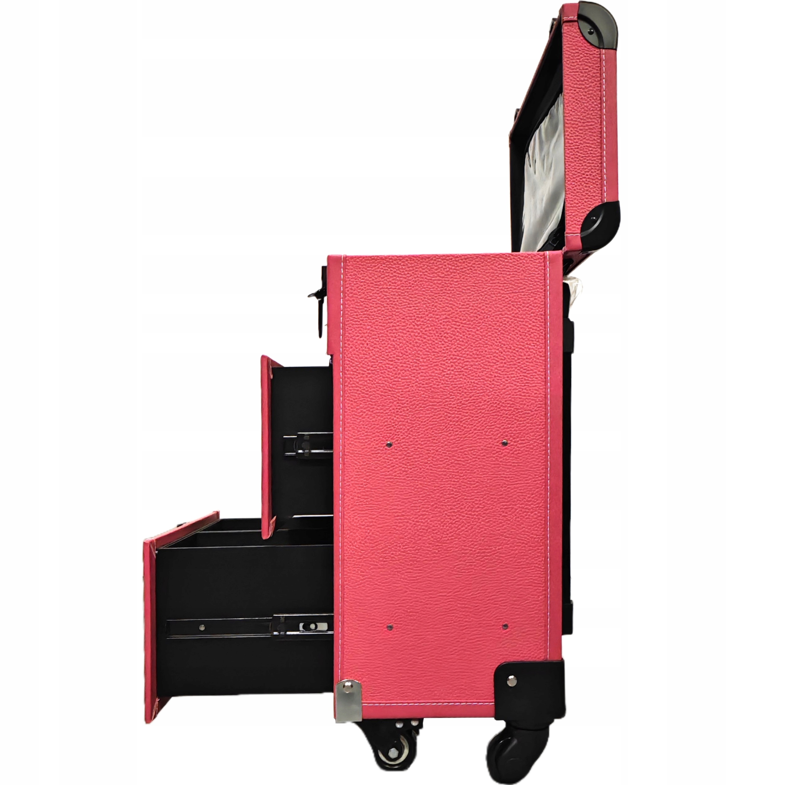 Kuferek kosmetyczny na kółkach, Duży Organizer na kosmetyki Stan opakowania oryginalne