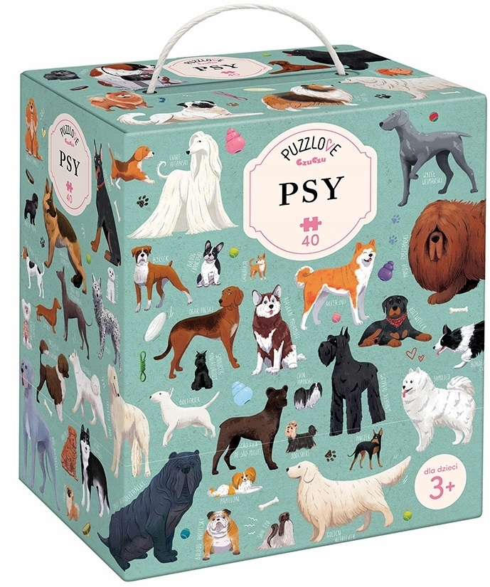 

Puzzle Puzzlove CzuCzu Psy 40 el 3+ Czu Czu