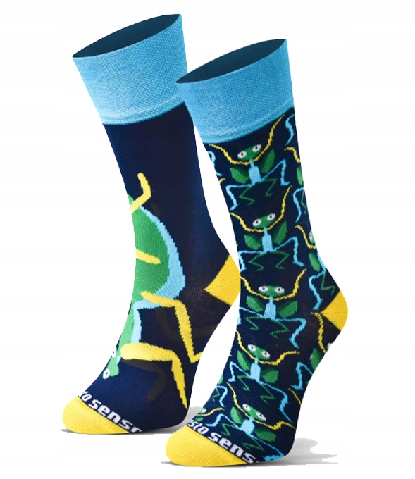 KOLOROWE SKARPETY W ŚMIESZNE WZORY modl 35-38