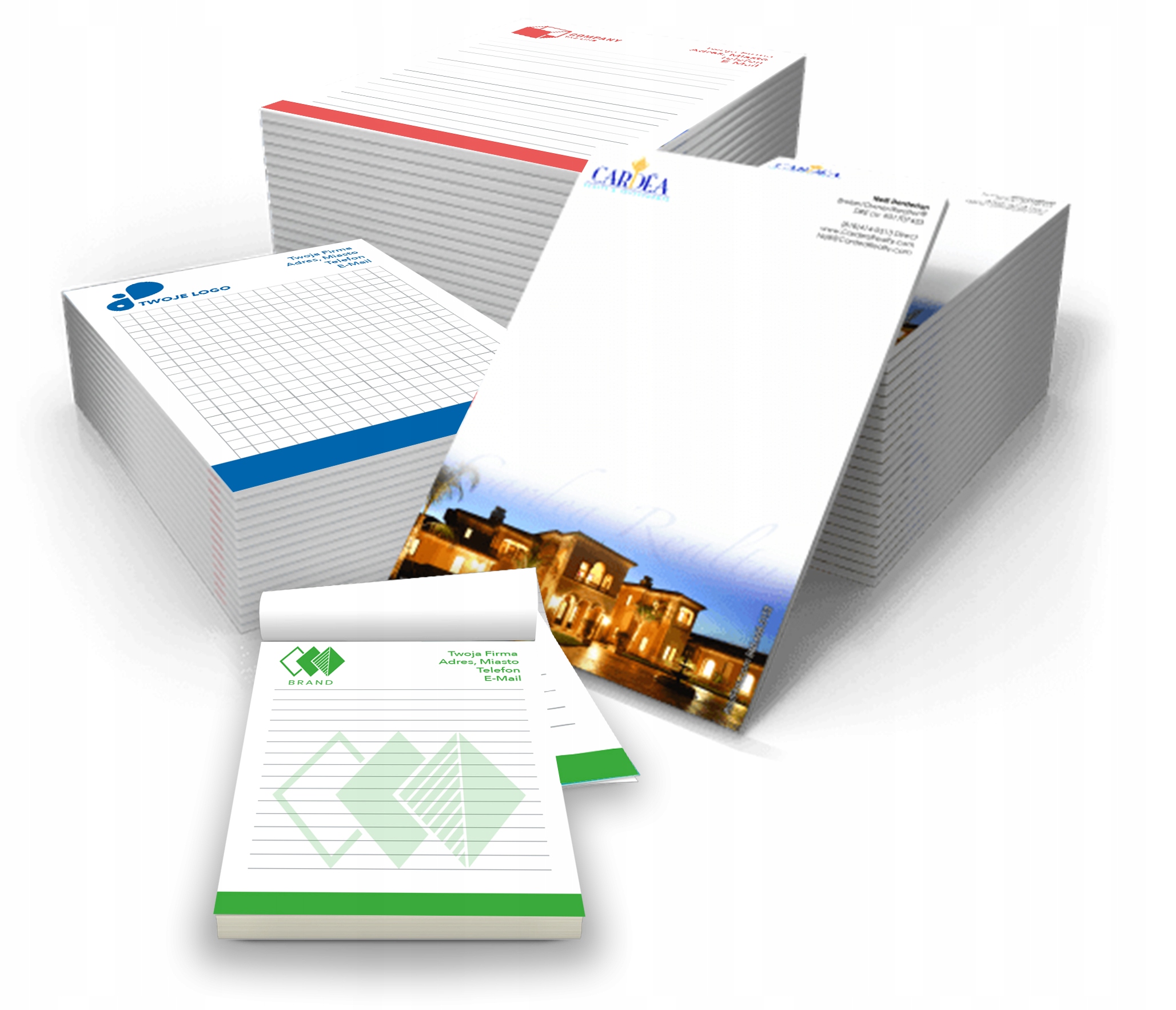 NOTES REKLAMOWY BLOK Z LOGO A5 + PROJEKT 100 szt.