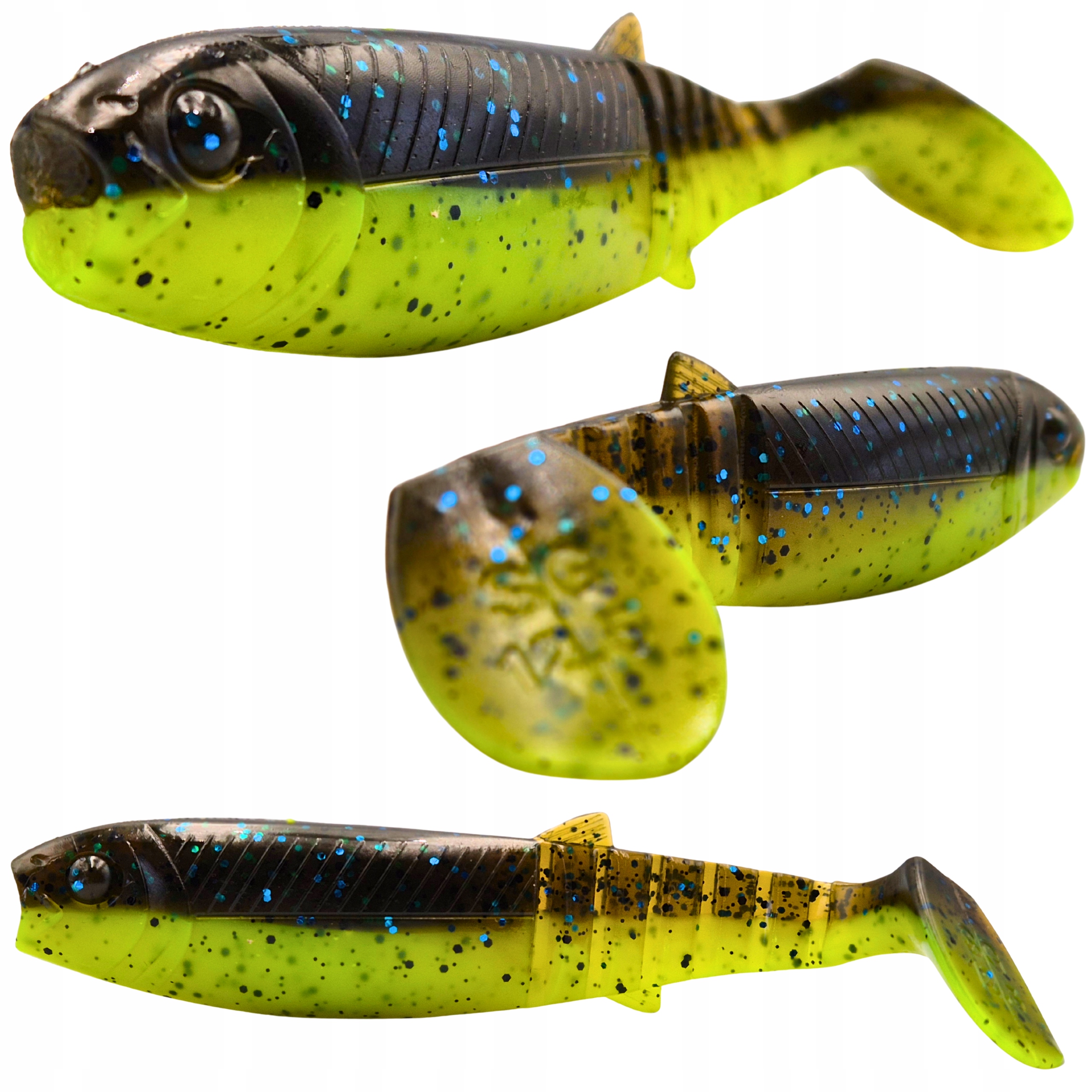 Guma Savage Gear Cannibal 12,5cm 20g Chartreuse Pumpkin szczupak, sandacz