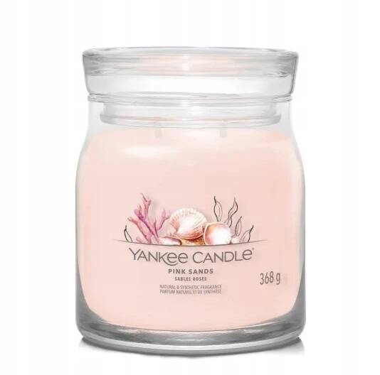 Yankee Candle Pink Sands střední sójová svíčka se dvěma knoty 368 g