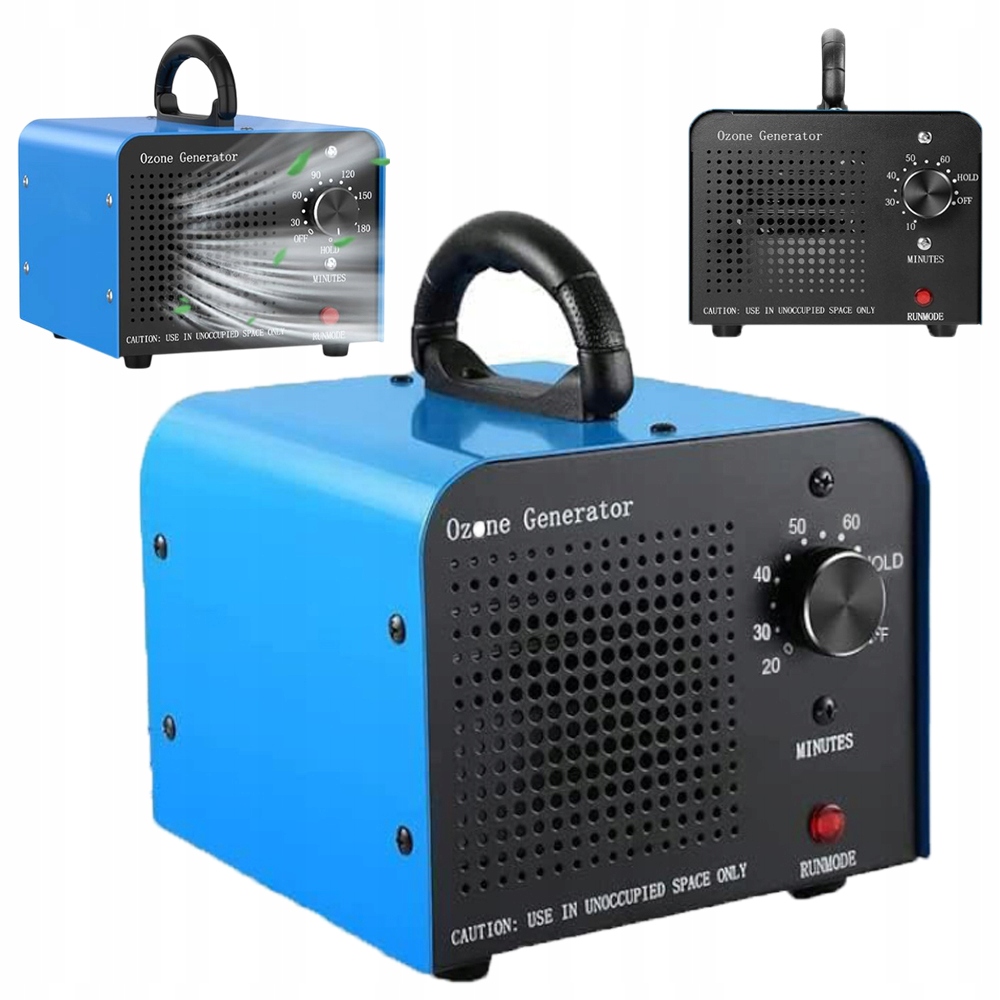 Generátor Ozonu Výkonný 120W Ozonátor Čistička Vzduchu 60000 Mg/h