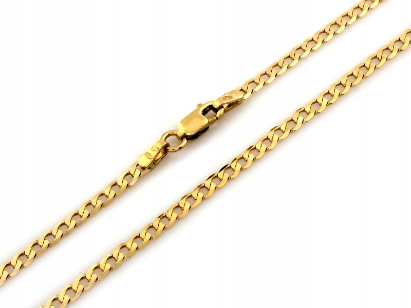 Řetízek pancíř 3.1 mm zlato 585 14k 7.21g efektní ideální jako dárek