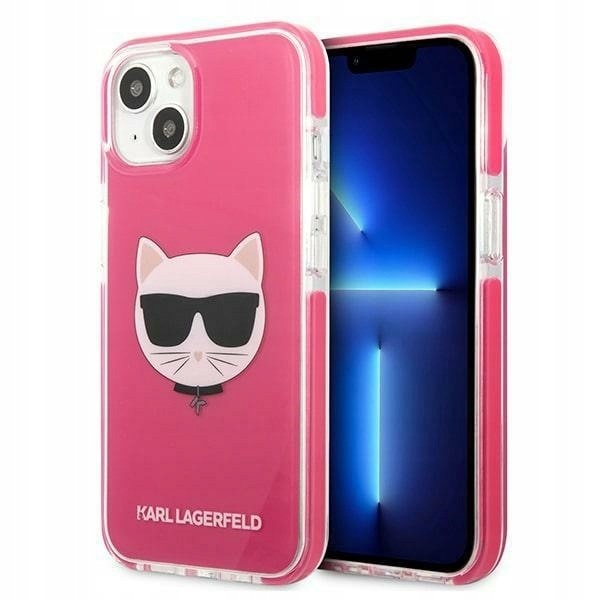 Karl Lagerfeld KLHCP13MTPECPI iPhone 13 14 15 6,1" hardcase fuksja