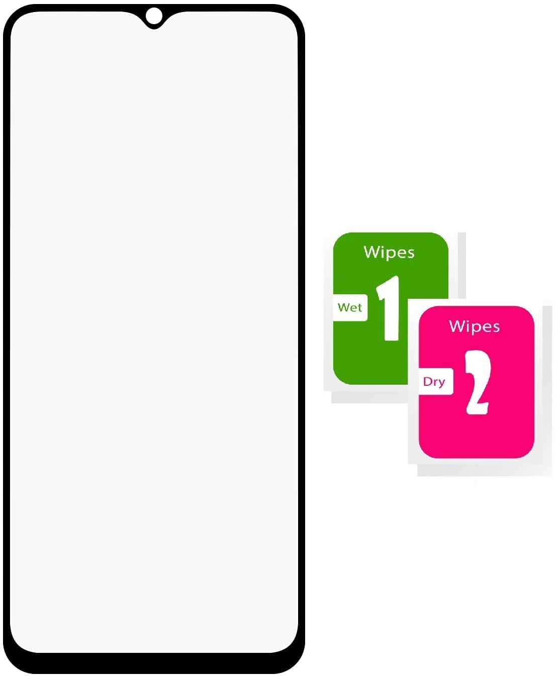 MOCNE SZKŁO HARTOWANE 5D do IPHONE 13 / 13 PRO Grubość szkła 0.33 mm