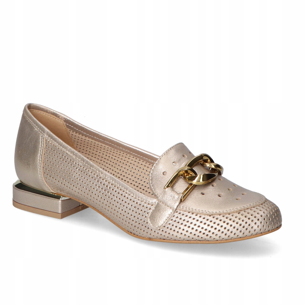 Mokasíny Laura Messi 2333/708 Zlaté Lico