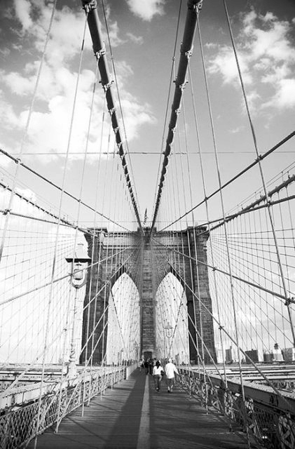 

Brooklyn Bridge, New York - fototapeta 254x183 cm