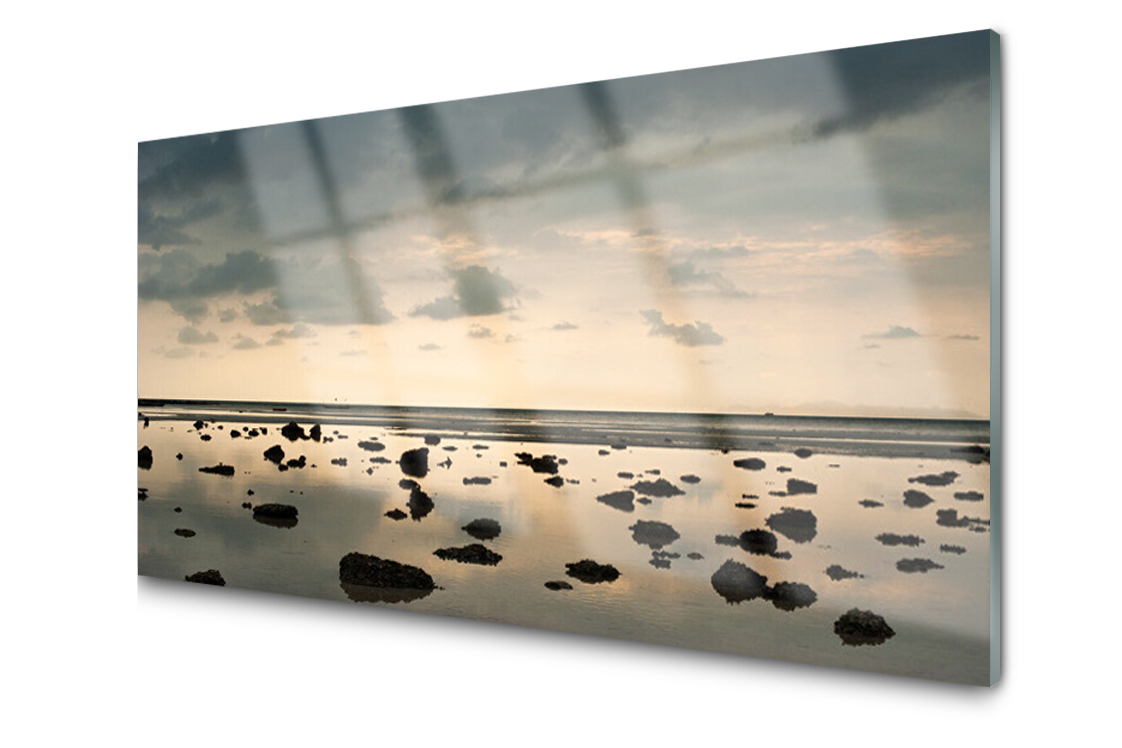 Sklenený panel Dekor Voda 120x60 Lepidlo