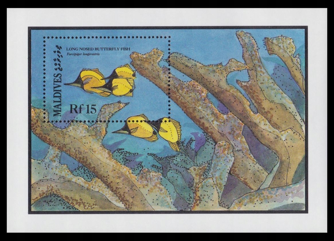 MALDIVES - PTAKI - FAUNA MORZA - 1986 r. - MNH(**)