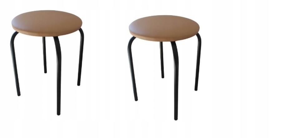 TABORET KUCHENNY CHICO STOŁEK CZARNY LOFT 2 SZT