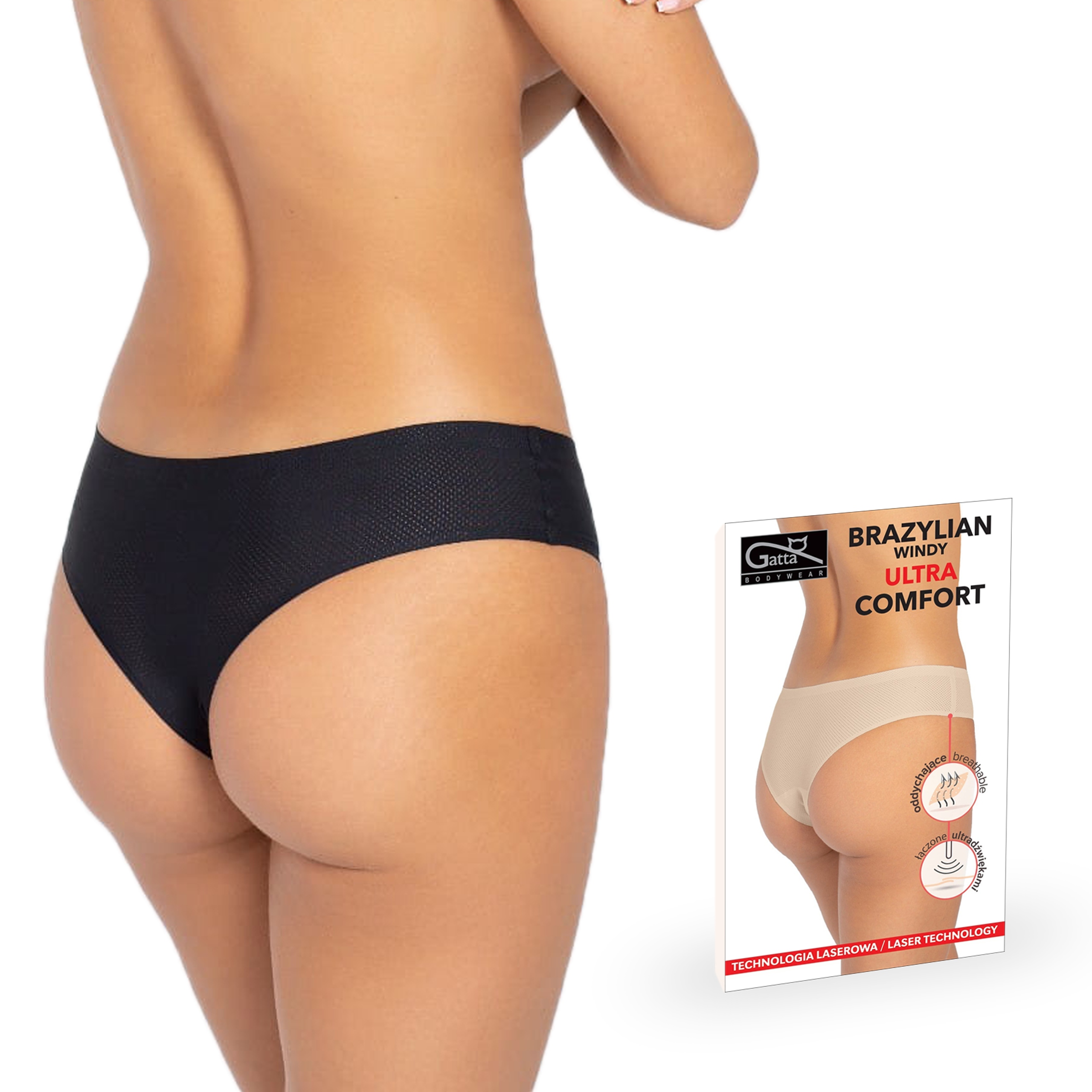 

Gatta figi Brazylian Windy Ultra Comfort Czarny XL