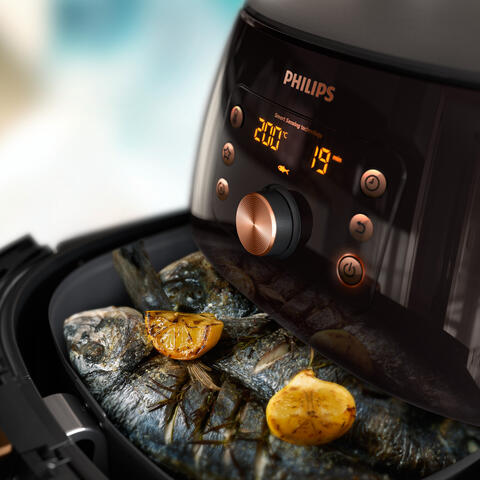 Ovi XXL Airfryer beztłuszczowy Philips HD9867/90 Wysokość produktu 39.8 cm