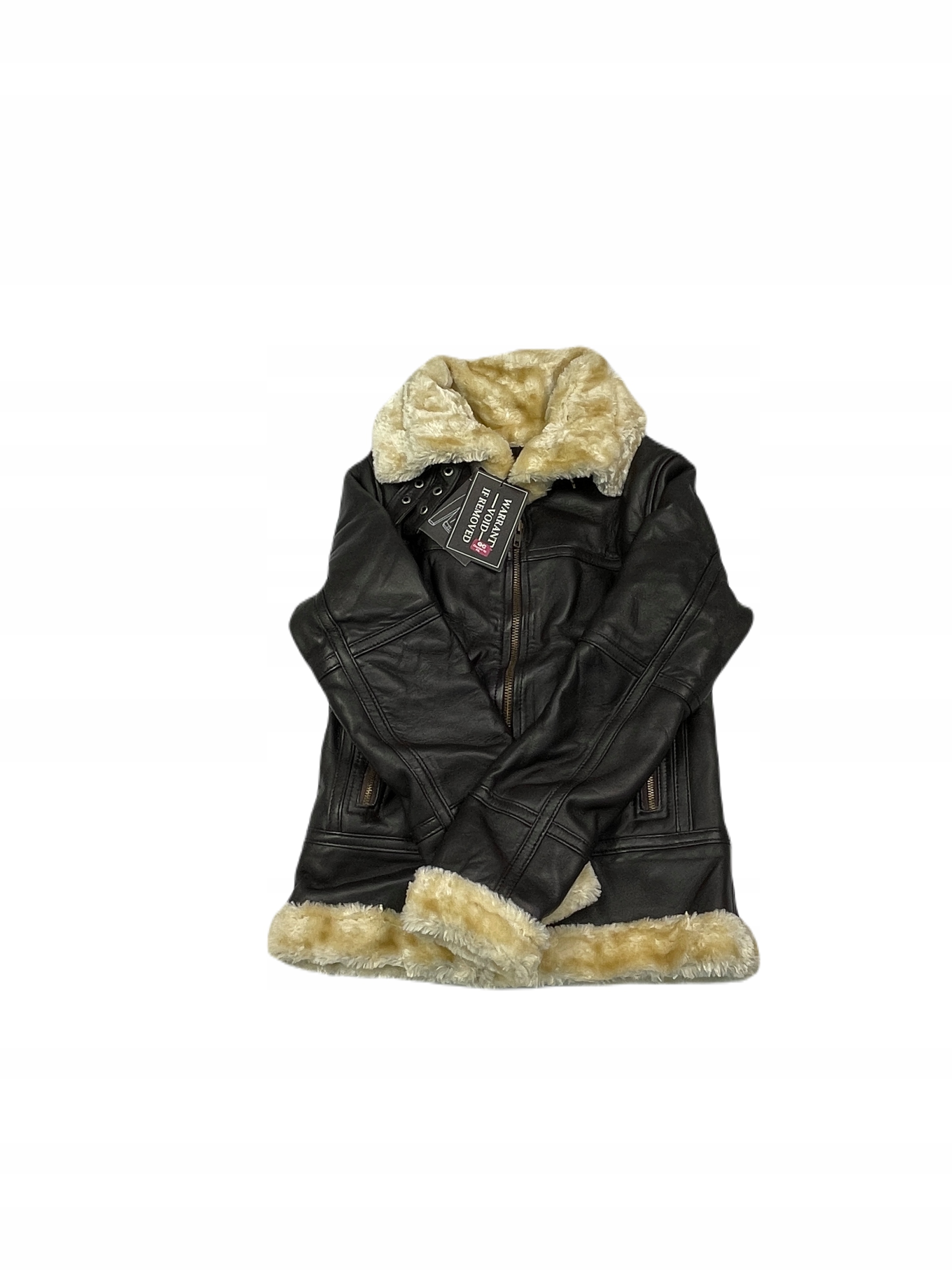 Dámská hnědá kožená bunda Real Leather Xs