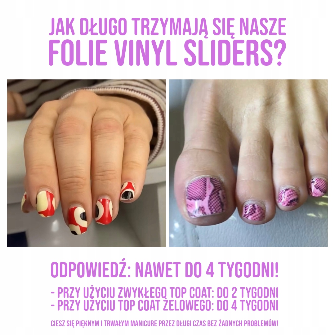 Naklejki na Paznokcie oraz do Pedicure | Vinyl Sliders Gepard EAN (GTIN) 5905771176389