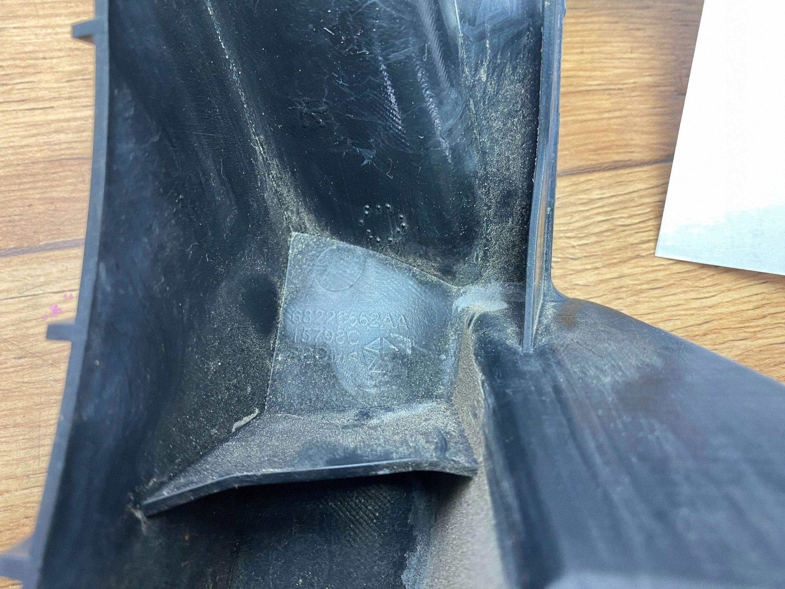 bumper bracket of the rear right Dodge Charger 2015+