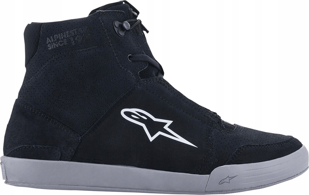 Moto Topánky Alpinestars Chrome Blk/gy Čierna Veľ. 45,5