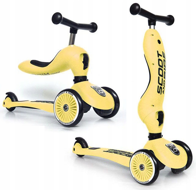 

Hulajnoga Trójkołowa Scoot & Ride Jeździk Lemon