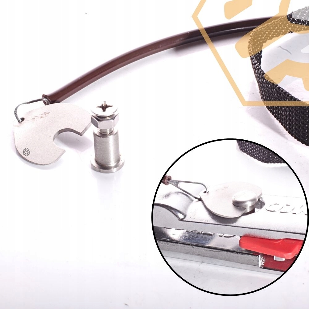 blokada bezpieczeństwa dźwigni RLX III clemco dźwignia do piaskarki Pojemność 0 l