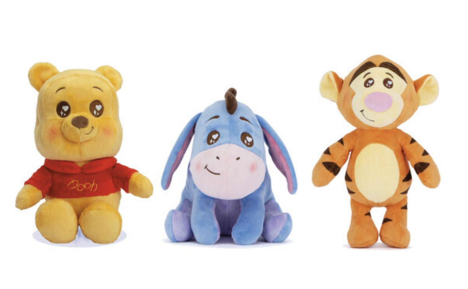 Simba Toys Medvídek Pú & Přátelé Kawaii Sada 8 Plyšáků 25 cm 3 Modely