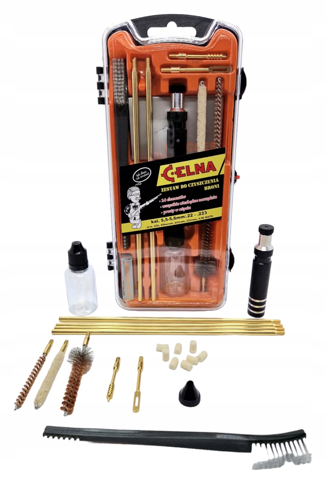 Sada na čištění kulových zbraní 5,5-5,6 mm/.22-.223 Celna CEL-Z1-22