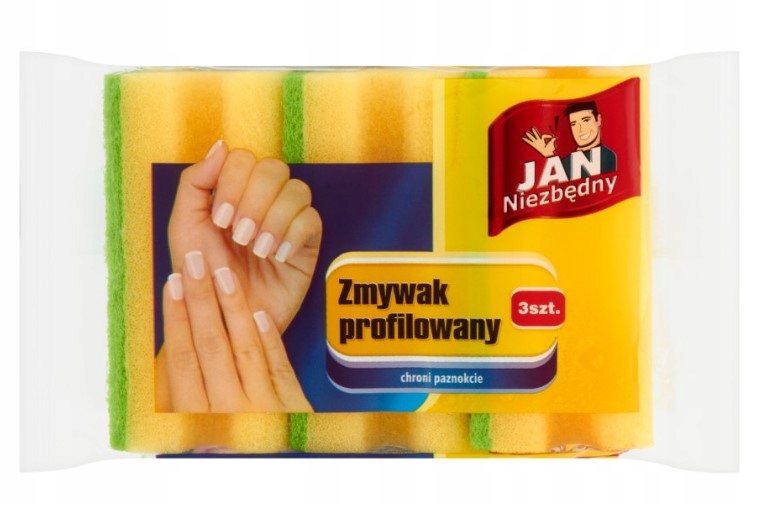 

Jan Niezbędny Zmywak Profilowany do Naczyń 3 sztuk