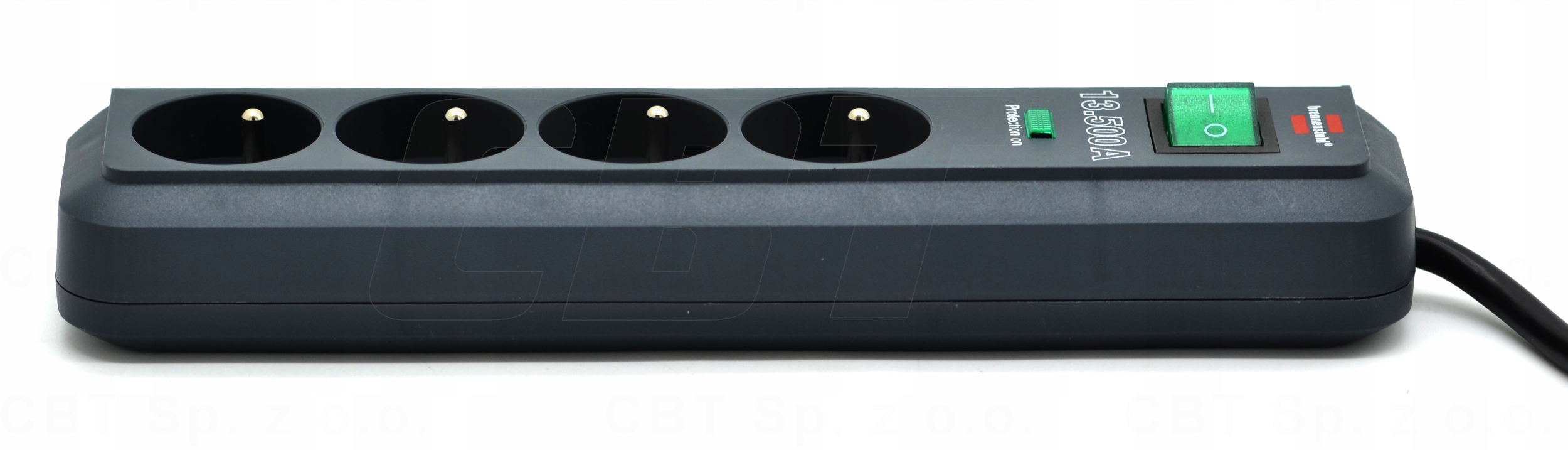 LISTWA PRZECIWPRZEPIĘCIOWA PRZEDŁUŻACZ 4G 13.500A WARYSTO ZABEZPIECZENIE Liczba gniazd 4