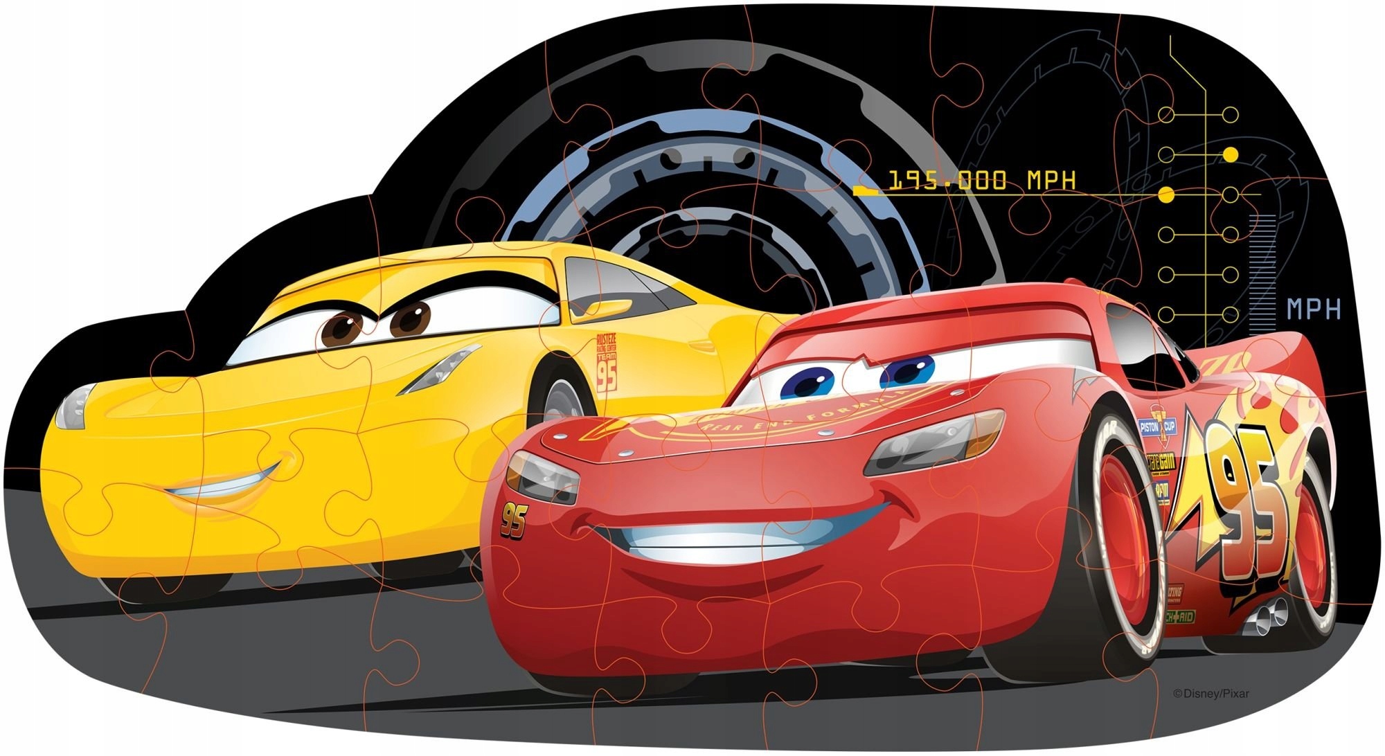 Puzzle Piankowe Auta 3 Spin Master Kolekcja Auta 3