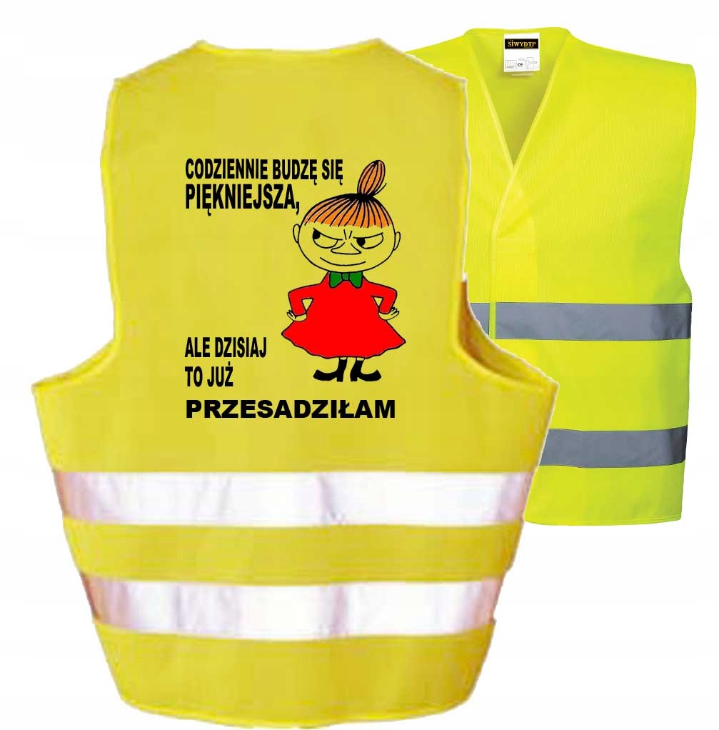 

Kamizelka odblaskowa impreza Mała MI Przesadziła
