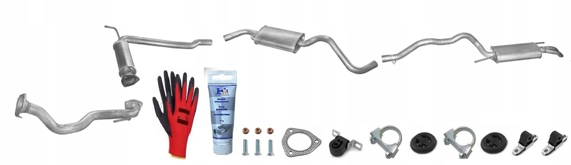 Vw Transporter T4 2.4 D 10V Syncro 57 kW (1996-6/2003) tlumiče sada+bonus