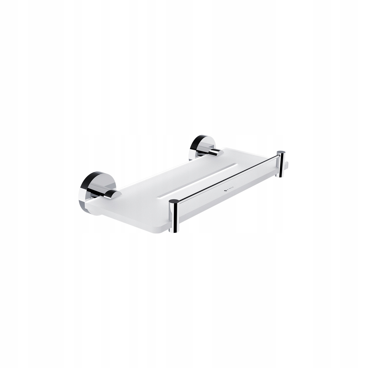 Nimco Unix polica do kúpeľne s ohrádkou, chróm, 30 cm Un X430-X-26