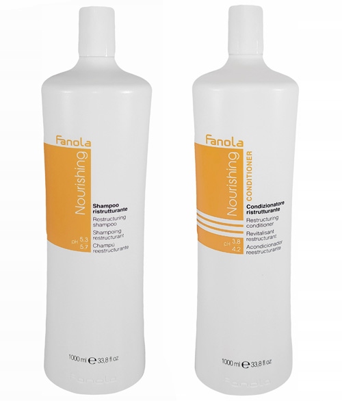 FANOLA NOURISHING ZESTAW SZAMPON + ODŻYWKA 1000ml