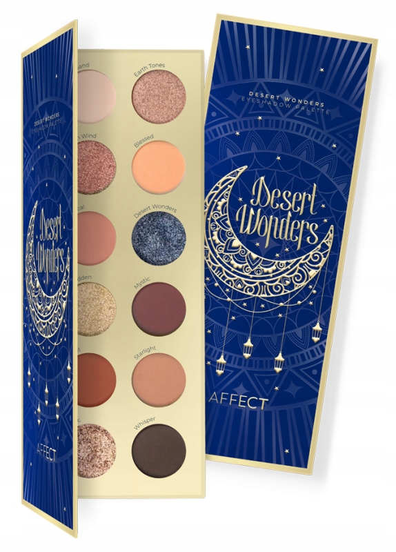 Affect Desert Wonders paleta cieni do powiek 12x2 g