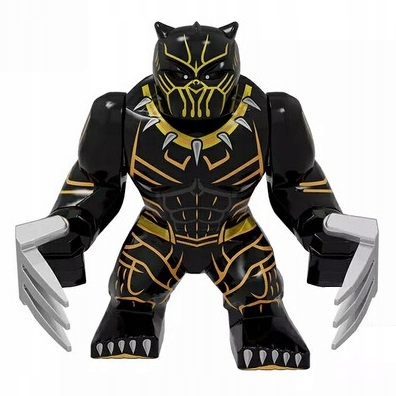 

Klocki duża figurka 7cm Black Panther Killmonger