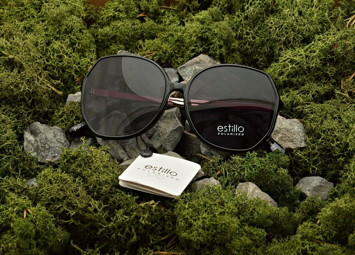 DAMSKIE Okulary POLARYZACYJNE Muchy Czarne owalne PRZECIWSŁONECZNE UV400 ma EAN (GTIN) 5904830411034